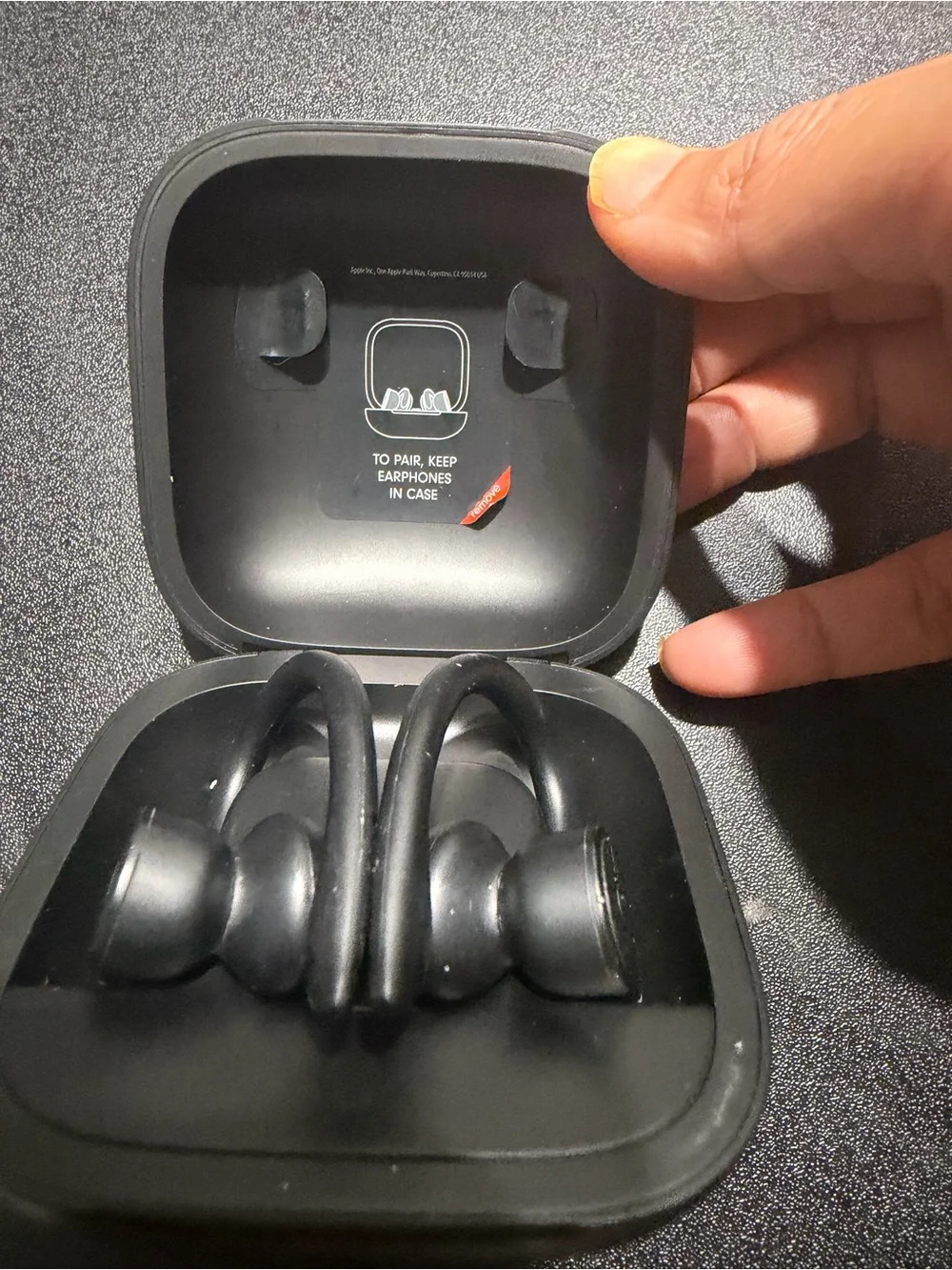 Wireless Sport Earbuds with Charging Case - Black